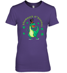 T Rex Dinosaur St. Patrick's Day Irish Funny Women's Premium T-Shirt Women's Premium T-Shirt - jonhlittlestore88