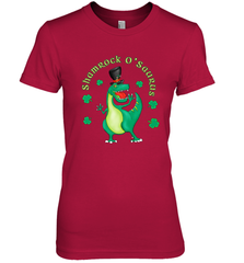 T Rex Dinosaur St. Patrick's Day Irish Funny Women's Premium T-Shirt Women's Premium T-Shirt - jonhlittlestore88