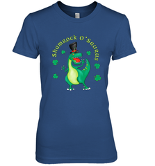 T Rex Dinosaur St. Patrick's Day Irish Funny Women's Premium T-Shirt Women's Premium T-Shirt - jonhlittlestore88