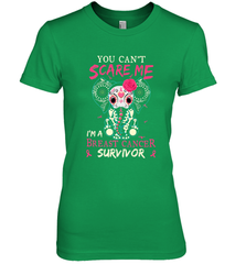 You can't Scare Me I'm Breast Cancer Survivor Elephant Funny Women's Premium T-Shirt Women's Premium T-Shirt - jonhlittlestore88