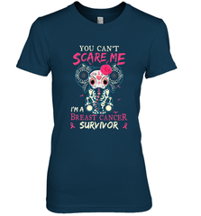 You can't Scare Me I'm Breast Cancer Survivor Elephant Funny Women's Premium T-Shirt Women's Premium T-Shirt - jonhlittlestore88