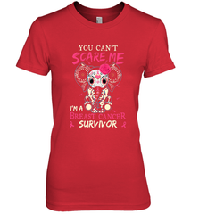 You can't Scare Me I'm Breast Cancer Survivor Elephant Funny Women's Premium T-Shirt Women's Premium T-Shirt - jonhlittlestore88