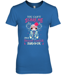 You can't Scare Me I'm Breast Cancer Survivor Elephant Funny Women's Premium T-Shirt Women's Premium T-Shirt - jonhlittlestore88
