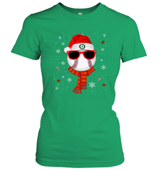 Oakland Athletics Logo Christmas Baseball Player Glasses Santa Hat Pajama Gift Women's T-Shirt Women's T-Shirt - jonhlittlestore88