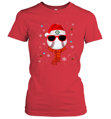 Oakland Athletics Logo Christmas Baseball Player Glasses Santa Hat Pajama Gift Women's T-Shirt Women's T-Shirt - jonhlittlestore88