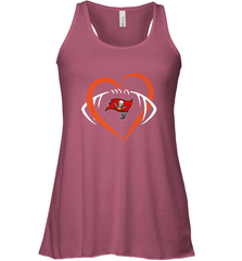 NFL Tampa Bay Buccaneers Heart Love Football Women's Racerback Tank Women's Racerback Tank - jonhlittlestore88