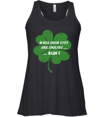 When Irish eyes are smiling Run Lucky St Patricks Day Shirt Women's Racerback Tank Women's Racerback Tank - jonhlittlestore88