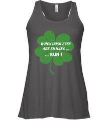 When Irish eyes are smiling Run Lucky St Patricks Day Shirt Women's Racerback Tank Women's Racerback Tank - jonhlittlestore88