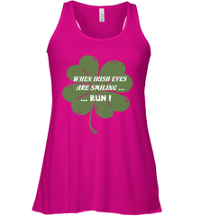 When Irish eyes are smiling Run Lucky St Patricks Day Shirt Women's Racerback Tank Women's Racerback Tank - jonhlittlestore88