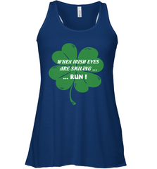 When Irish eyes are smiling Run Lucky St Patricks Day Shirt Women's Racerback Tank Women's Racerback Tank - jonhlittlestore88