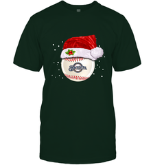 Milwaukee Brewers Logo Baseball Ball Christmas Santa Hat Xmas Sport Funny Snow Men's T-Shirt Men's T-Shirt - jonhlittlestore88