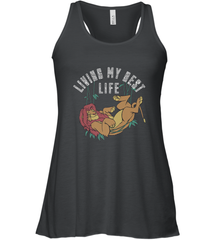 Disney Lion King Simba Living My Best Life Women's Racerback Tank Women's Racerback Tank - jonhlittlestore88