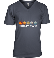 Occupy Mars Terraform Men's V-Neck Men's V-Neck - jonhlittlestore88
