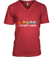 Occupy Mars Terraform Men's V-Neck Men's V-Neck - jonhlittlestore88