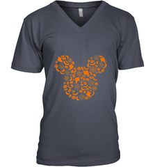 Disney Mickey Mouse Halloween Silhouette Men's V-Neck Men's V-Neck - jonhlittlestore88
