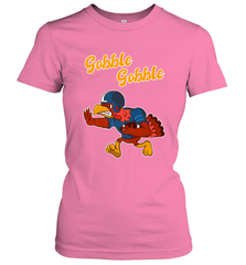 Turkey Football Shirt Funny Thanksgiving Turkey Gobble Gift Women's T-Shirt Women's T-Shirt - jonhlittlestore88