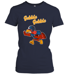 Turkey Football Shirt Funny Thanksgiving Turkey Gobble Gift Women's T-Shirt Women's T-Shirt - jonhlittlestore88