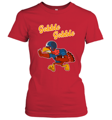 Turkey Football Shirt Funny Thanksgiving Turkey Gobble Gift Women's T-Shirt Women's T-Shirt - jonhlittlestore88