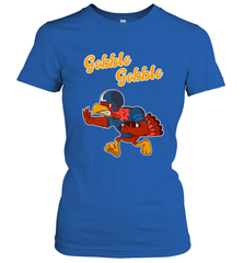 Turkey Football Shirt Funny Thanksgiving Turkey Gobble Gift Women's T-Shirt Women's T-Shirt - jonhlittlestore88