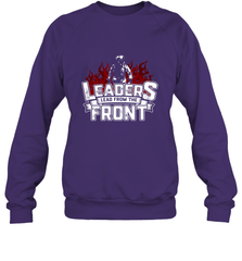 Leaders Front Crewneck Sweatshirt Crewneck Sweatshirt - jonhlittlestore88