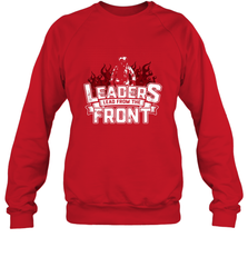 Leaders Front Crewneck Sweatshirt Crewneck Sweatshirt - jonhlittlestore88