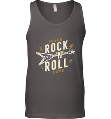 Peace Rock and Roll Love Music Guitar Retro Hippie Men's Tank Top Men's Tank Top - jonhlittlestore88