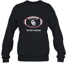 NFL Oklahoma Sooners Football And Christmas Lights Crewneck Sweatshirt