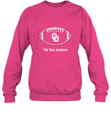 NFL Oklahoma Sooners Football And Christmas Lights Crewneck Sweatshirt Crewneck Sweatshirt - jonhlittlestore88