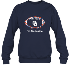 NFL Oklahoma Sooners Football And Christmas Lights Crewneck Sweatshirt