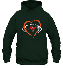 NFL Tampa Bay Buccaneers Heart Love Football Hooded Sweatshirt Hooded Sweatshirt - jonhlittlestore88