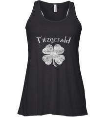 Vintage Fitzgerald Irish Shamrock St Patty's Day Women's Racerback Tank Women's Racerback Tank - jonhlittlestore88