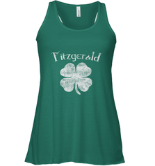 Vintage Fitzgerald Irish Shamrock St Patty's Day Women's Racerback Tank Women's Racerback Tank - jonhlittlestore88
