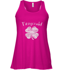 Vintage Fitzgerald Irish Shamrock St Patty's Day Women's Racerback Tank Women's Racerback Tank - jonhlittlestore88