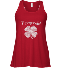 Vintage Fitzgerald Irish Shamrock St Patty's Day Women's Racerback Tank Women's Racerback Tank - jonhlittlestore88