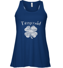 Vintage Fitzgerald Irish Shamrock St Patty's Day Women's Racerback Tank Women's Racerback Tank - jonhlittlestore88
