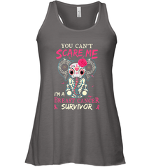You can't Scare Me I'm Breast Cancer Survivor Elephant Funny Women's Racerback Tank Women's Racerback Tank - jonhlittlestore88