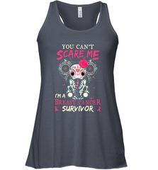 You can't Scare Me I'm Breast Cancer Survivor Elephant Funny Women's Racerback Tank Women's Racerback Tank - jonhlittlestore88