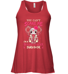 You can't Scare Me I'm Breast Cancer Survivor Elephant Funny Women's Racerback Tank Women's Racerback Tank - jonhlittlestore88