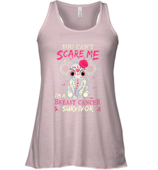 You can't Scare Me I'm Breast Cancer Survivor Elephant Funny Women's Racerback Tank Women's Racerback Tank - jonhlittlestore88
