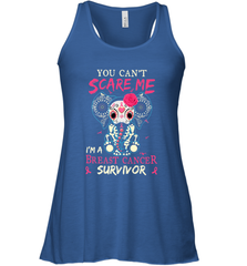 You can't Scare Me I'm Breast Cancer Survivor Elephant Funny Women's Racerback Tank Women's Racerback Tank - jonhlittlestore88