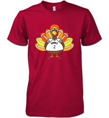 Cool Thanksgiving Football Shirt _ Gobble Player Turkey Gift Men's Premium T-Shirt Men's Premium T-Shirt - jonhlittlestore88