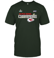 Youth Kansas City Chiefs NFL Pro Line by Fanatics Super Bowl LIV Champions Trophy Men's T-Shirt Men's T-Shirt - jonhlittlestore88