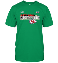 Youth Kansas City Chiefs NFL Pro Line by Fanatics Super Bowl LIV Champions Trophy Men's T-Shirt Men's T-Shirt - jonhlittlestore88