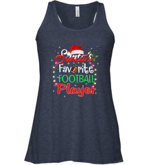 NFL Santa's Favorite Football Player Xmas Light Hat Christmas Women's Racerback Tank Women's Racerback Tank - jonhlittlestore88
