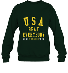 USA Beat Everybody Shirt _ USA Beat Everybody Crewneck Sweatshirt Crewneck Sweatshirt - jonhlittlestore88