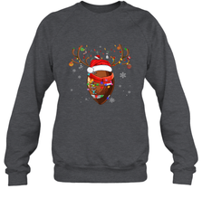 NFL Santa Hat American Football Reindeer Christmas Funny Sport Crewneck Sweatshirt Crewneck Sweatshirt - jonhlittlestore88