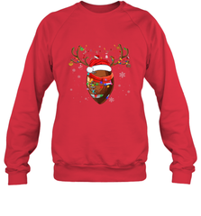 NFL Santa Hat American Football Reindeer Christmas Funny Sport Crewneck Sweatshirt Crewneck Sweatshirt - jonhlittlestore88