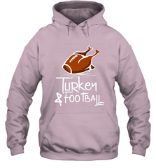 Turkey And Football Thanksgiving Day Football Fan Holiday Gift Hooded Sweatshirt Hooded Sweatshirt - jonhlittlestore88