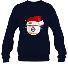 Minnesota Twins Logo Baseball Ball Christmas Santa Hat Xmas Sport Funny Snow Crewneck Sweatshirt Crewneck Sweatshirt - jonhlittlestore88