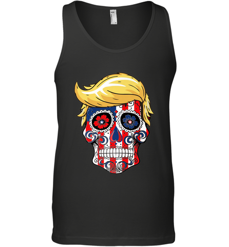Trump sugar skull Men's Tank Top Men's Tank Top / Black / XS Men's Tank Top - jonhlittlestore88